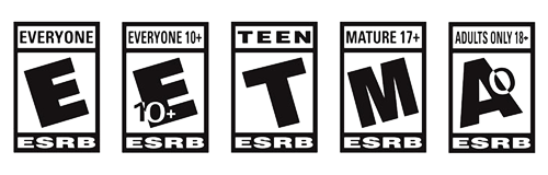 on the game packaging of physical games. They're commonly found on digital games, virtual reality, and apps too. Ratings range from 