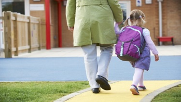 Taking a child to school