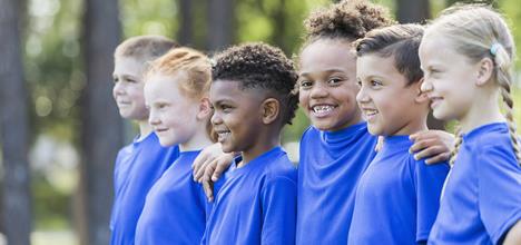 Kids sports team.