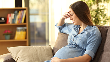 Pregnant woman.