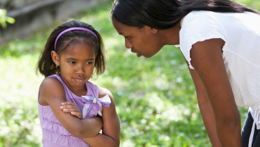 mom daughter discipline
